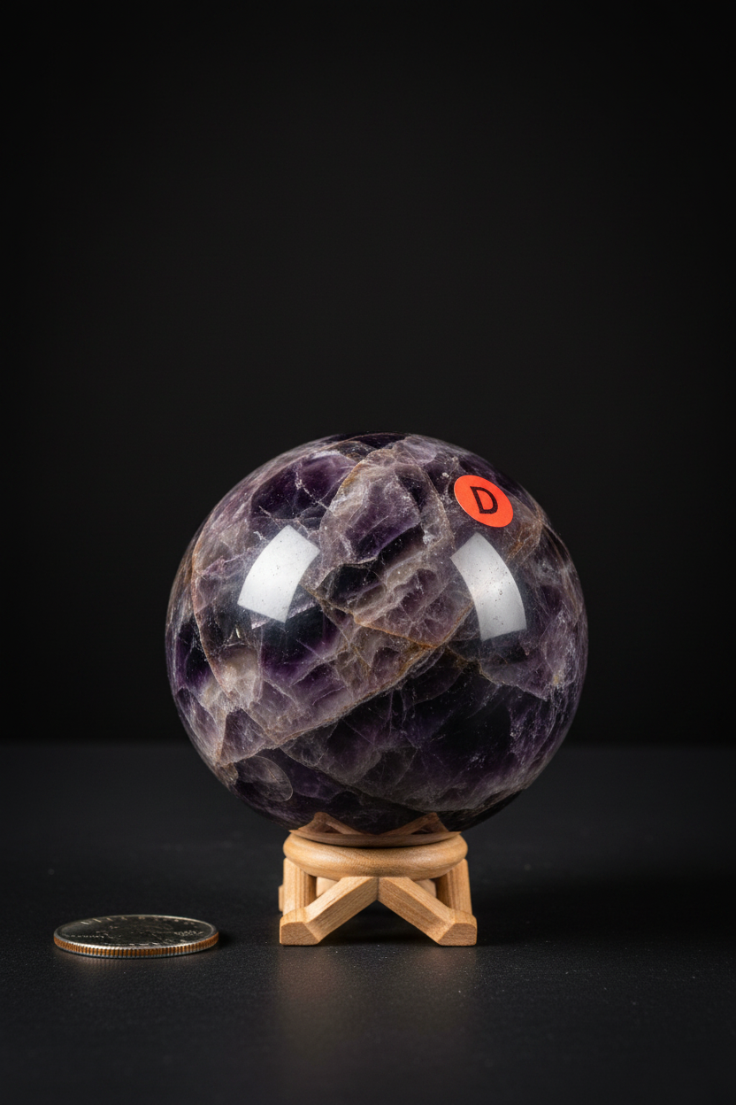 Root Fluorite Sphere D