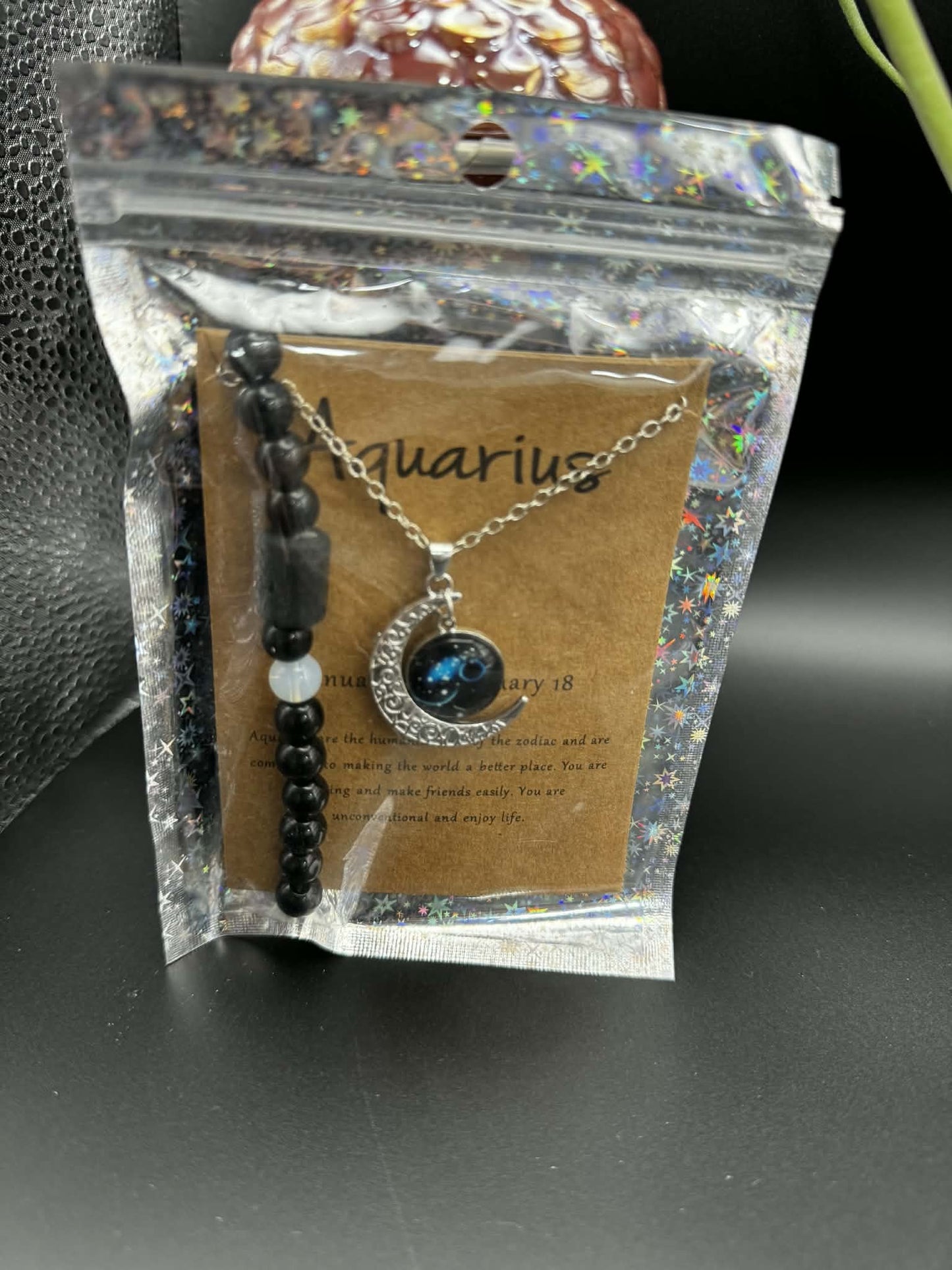 Zodiac Fashion Necklace & Bracelet Sets