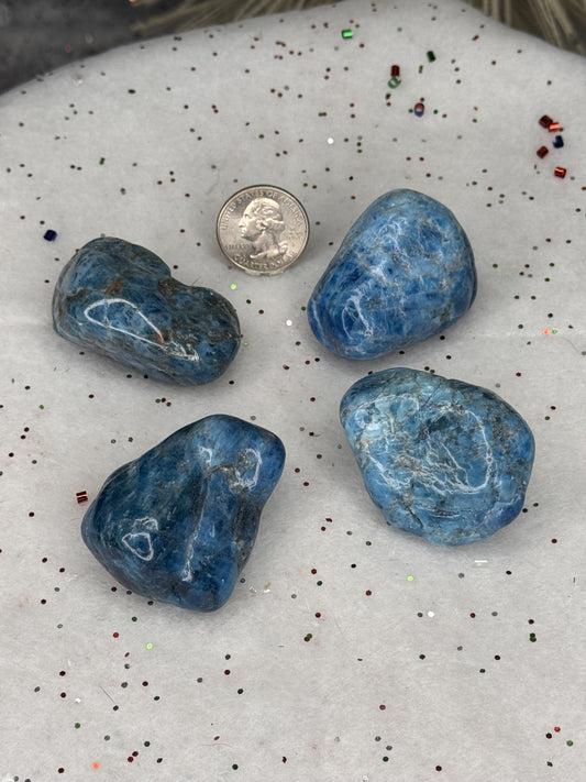 XL Blue Apatite Tumble