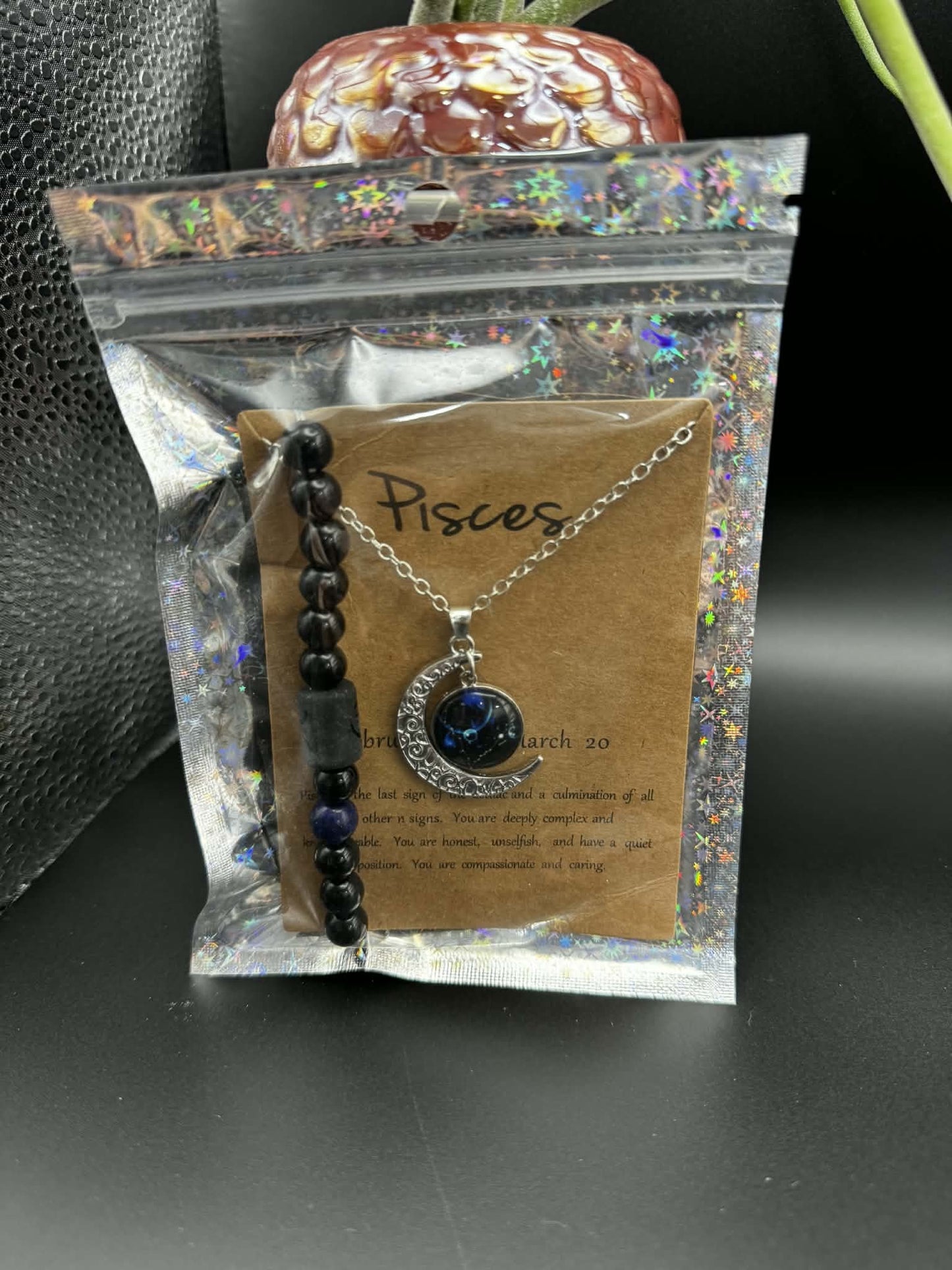 Zodiac Fashion Necklace & Bracelet Sets