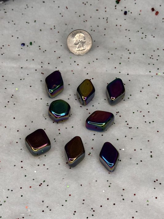 Rainbow Hematite Tumble