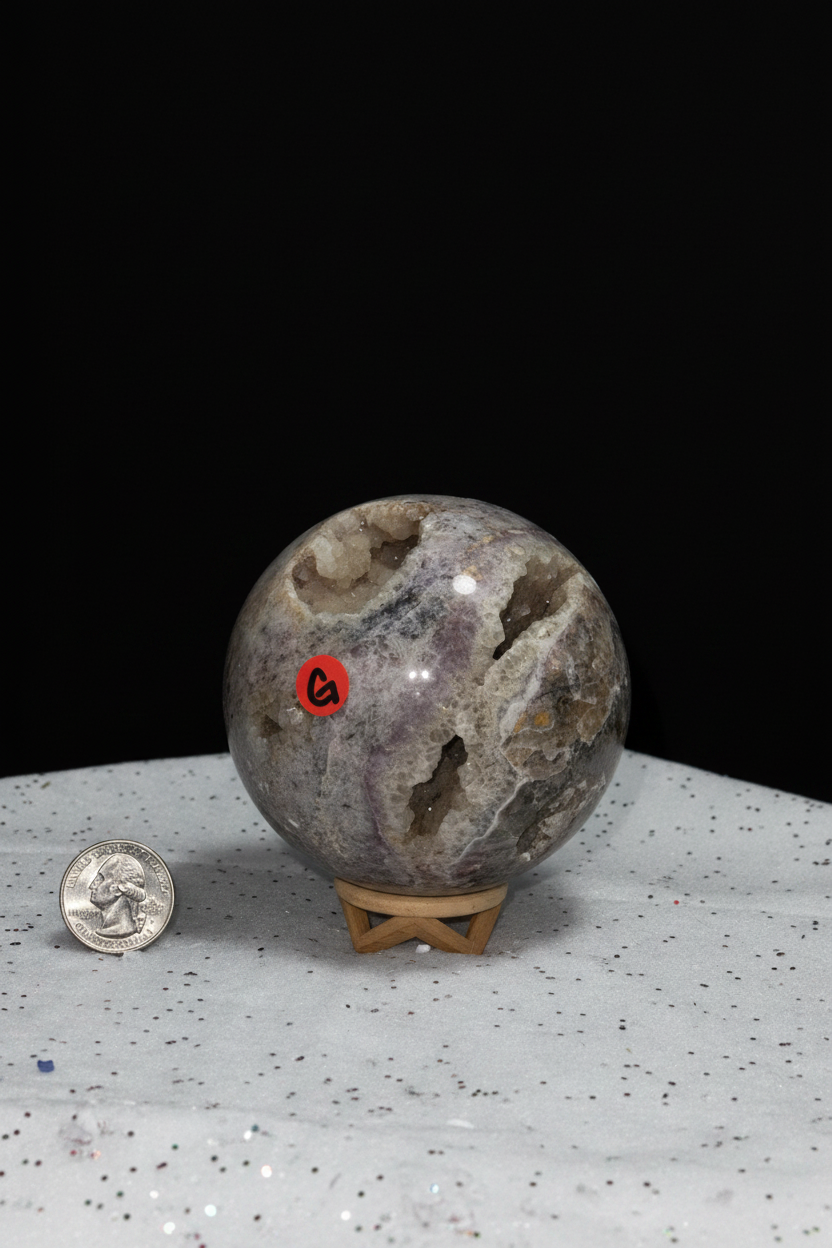 Root Fluorite Sphere G