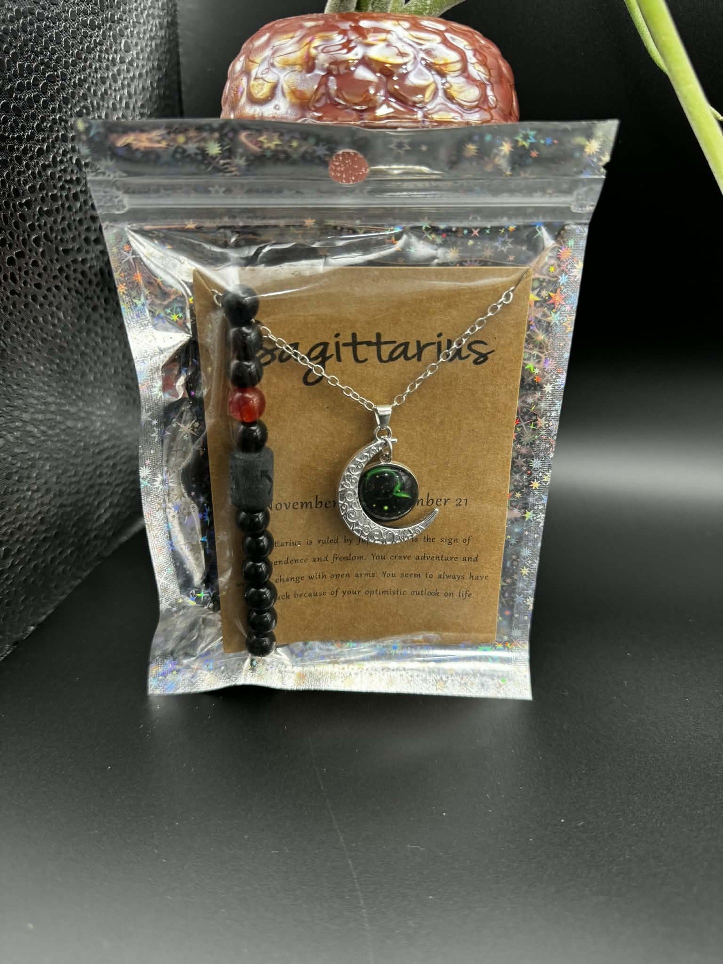 Zodiac Fashion Necklace & Bracelet Sets